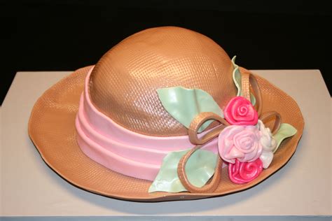 Kentucky derby bridal shower cake with gift bags and presents. Delightful Derby Hat Cakes | Southern Living