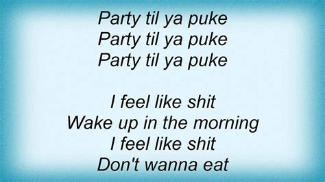 Betty Blowtorch Party Til Ya Puke Lyrics Youtube