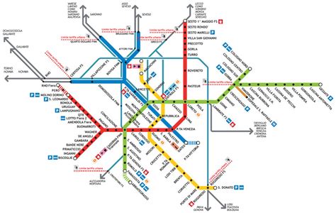 Tô Indo Para A Itália Mapa Metrô De Milão