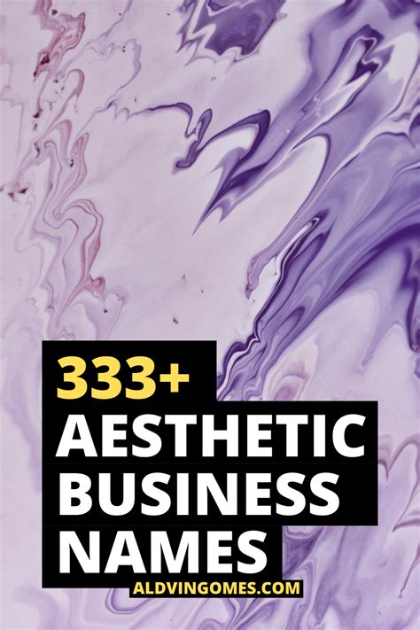 333 Catchy Aesthetic Business Names Beauty Unleash Aldvin Gomes