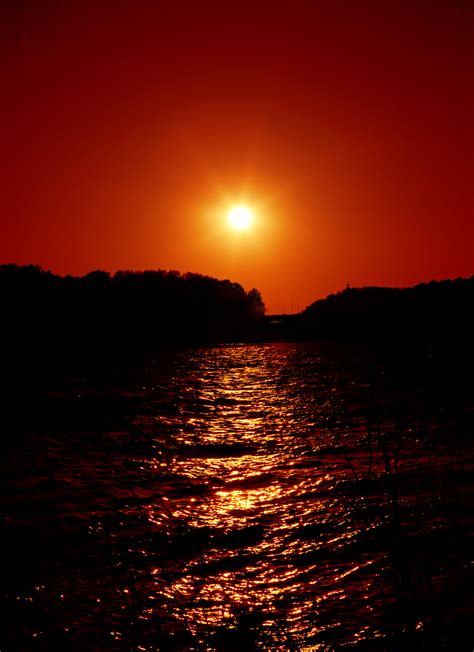 Free Photo Sunset Dark Red Sea Free Download Jooinn