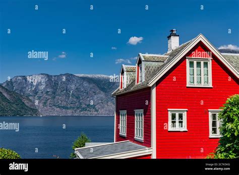 Red House In Sognefjord Norway Hi Res Stock Photography And Images Alamy