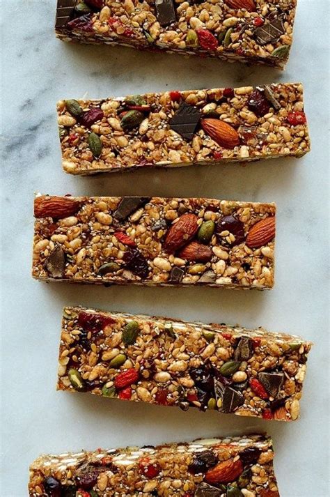 No Bake Superfood Granola Bars Chewy Filling And Super Healthy
