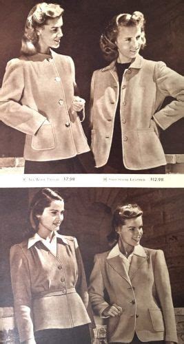 1940s Coats And Jackets Fashion History Fashion History 1940s Jacket