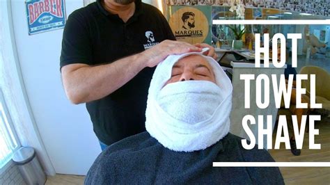 hot towel shave youtube
