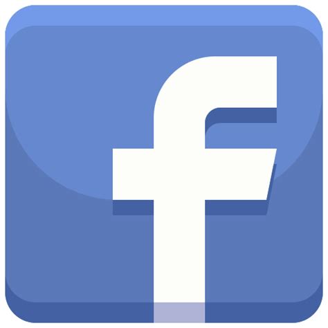 ícone Facebook Logotipo Em Social Media