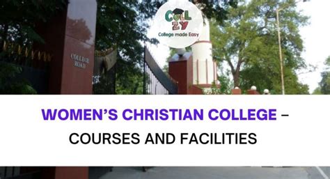 Womens Christian College Courses And Facilities