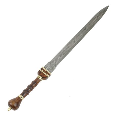 Gladius Sword High Carbon Damascus Steel Roman Sword