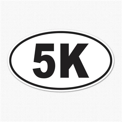 5k Marathon Bumper Sticker Sticker Genius