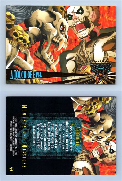Maybe you would like to learn more about one of these? A Touch Of Evil #41 Skeleton Warriors 1995 Fleer Trading Card