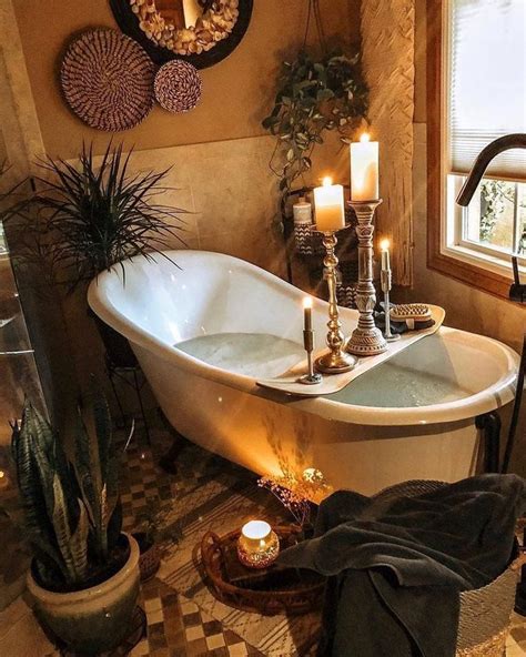 Amazing Bohemian Style Bathroom Decor Ideas Hmdcrtn
