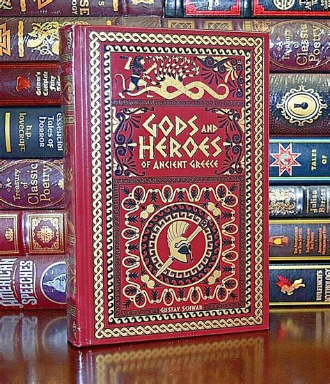 Gods And Heroes Of Ancient Greece By Gustav Schwab New Sealed Leather