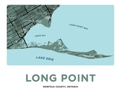 Long Point Map Print Full Point Jelly Brothers