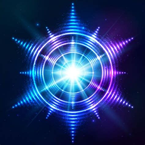 Abstract Bright Shining Light Circle Vector 07 Vector Abstract Free