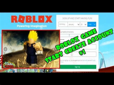 Maybe you would like to learn more about one of these? ROBLOX | START CREATE ACCOUNT | T.O.P. Dragon Ball Z Final Stand - Games For Childrens - YouTube