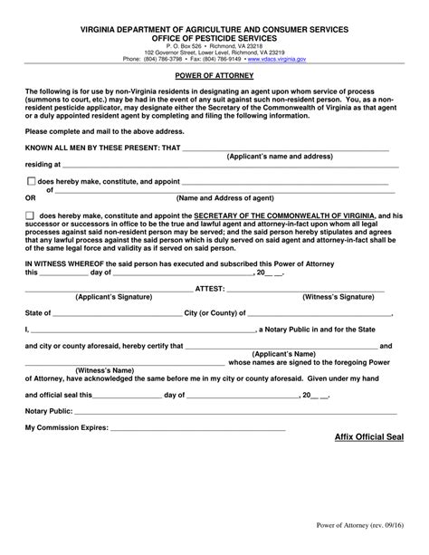Virginia Power Of Attorney Fill Out Sign Online And Download Pdf