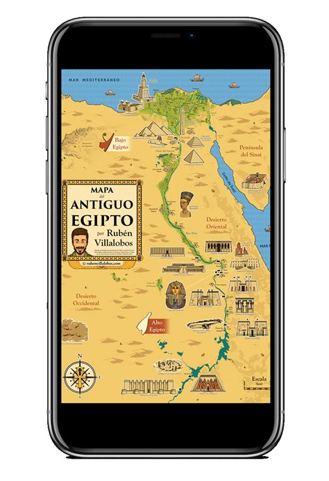 Mapa Del Antiguo Egipto Rubén Villalobos
