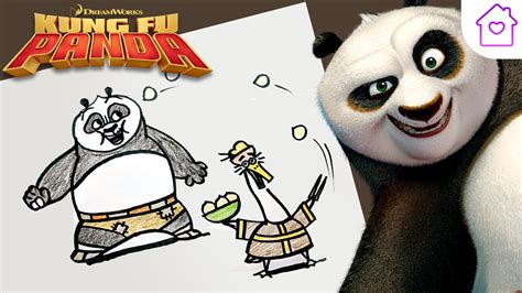 How To Draw Kung Fu Panda Campdreamworks Draw Along Youtube