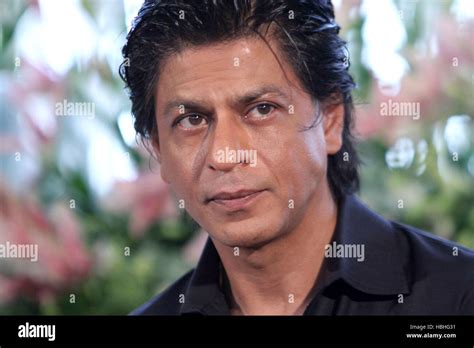 Shah Rukh Khan Portrait Indian Bollywood Actor Closeup Of Face Mannat Bandra Mumbai India