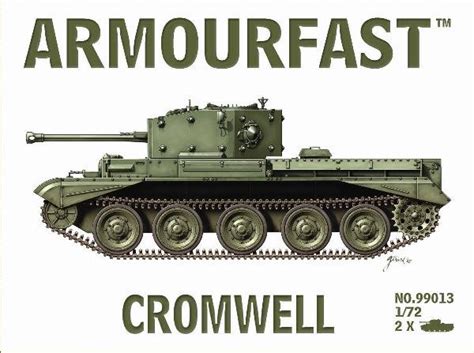 Armourfast 172nd Scale Wwii British Cromwell Tank Kit 99013