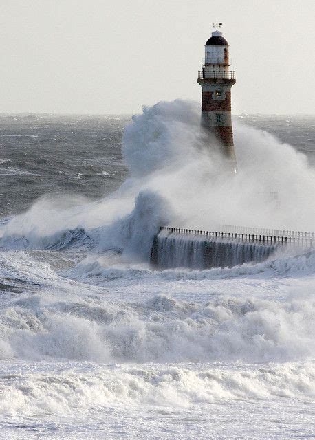 Roker Storm By Scrumbs Via Flickr Lighthouse Crafts Lighthouse