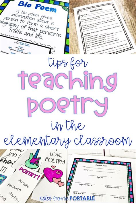 Poetry Month Success Ideas For Teaching Poetry In The Elementary