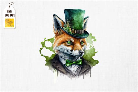 Gangster Fox St Patricks Day 2 By Mulew Art Thehungryjpeg