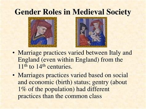 Ppt Gender Roles In Medieval Society Powerpoint Presentation Free Download Id204692