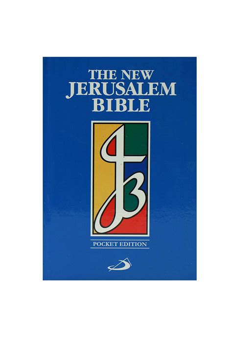 New Jerusalem Bible The Pocket Edition Joy Of Ting