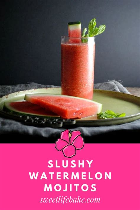 Slushy Watermelon Mojitos Slushies Frozen Limeade Concentrate