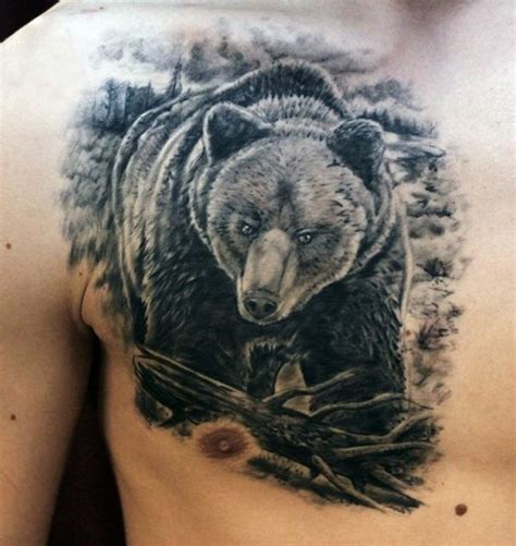 30 Bear Tattoo Designs For The Rough Individual Tats N Rings Bear Tattoos Black Bear