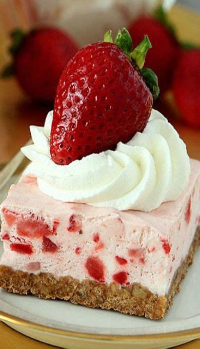 Strawberry Squares Dessert Recipes Strawberry Desserts