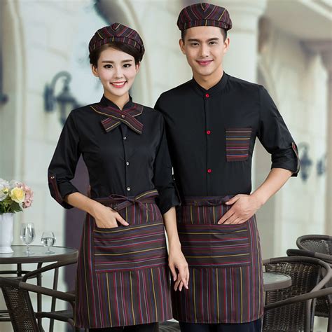 China Cafe Waiter Uniform Restaurant Uniforms Hotel Waitress Uniforms