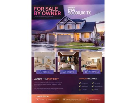For Sale By Owner Flyer Template