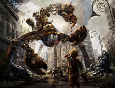 Steampunk Art For Henry Winchester Book On Behance