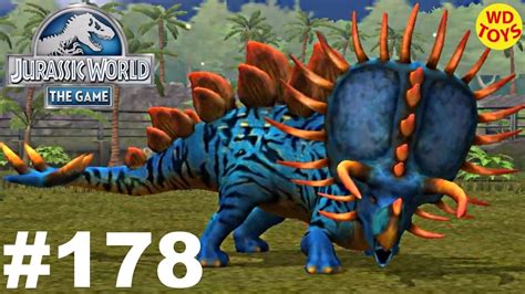 As the name suggests, you can in jurassic world: Jurassic World - The Game Episode 178 Stegoceratops Level ...