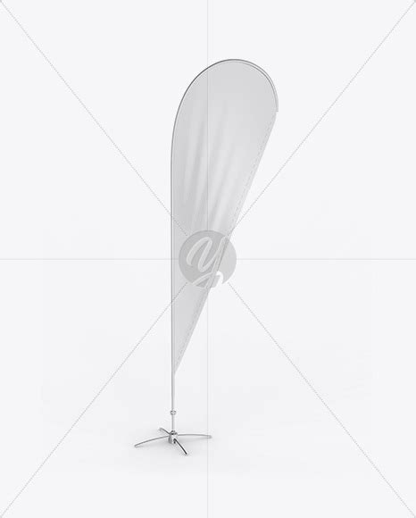 Try placeit's banner flag mockups now! Glossy Teardrop Flag Mockup in Outdoor Advertising Mockups ...