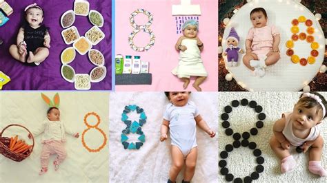 8 Month Theme Baby Photoshoot Ideas At Home Simple And Easy Baby