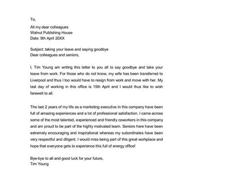 21 Best Farewell Letter Samples For Boss Colleagues Etc