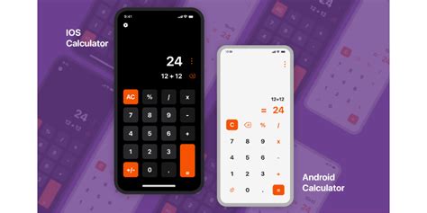 Calculator Apple And Android Figma Community