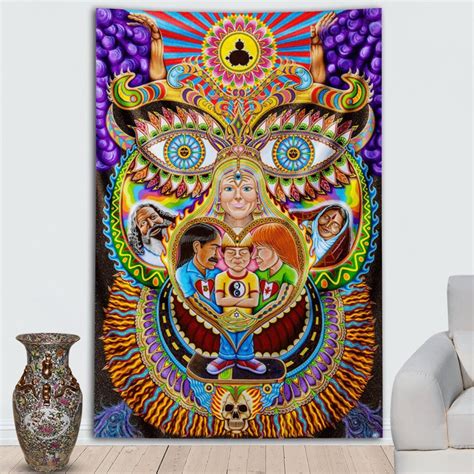 Chris Dyer The God Of Healing Tapestry By Third Eye Tapestries Etsy