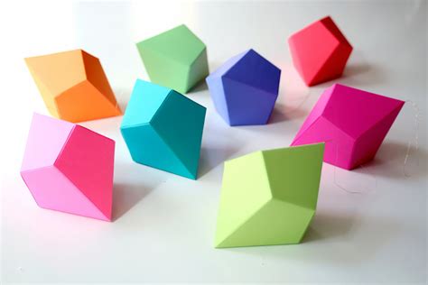 Origami 3d Shapes Templates
