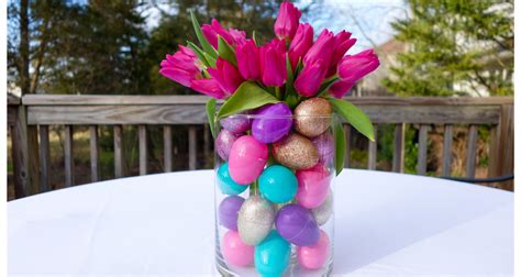 Simple Easter Egg Centerpiece South Lumina Style