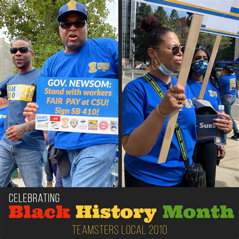 Honoring Black Leaders During Black History Month Teamsters Local 2010