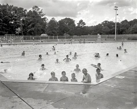 vintage photo public pool in columbus georgia 1960