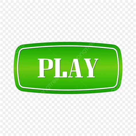 Game Play Button Vector Isolated In White Game Button Internet Png