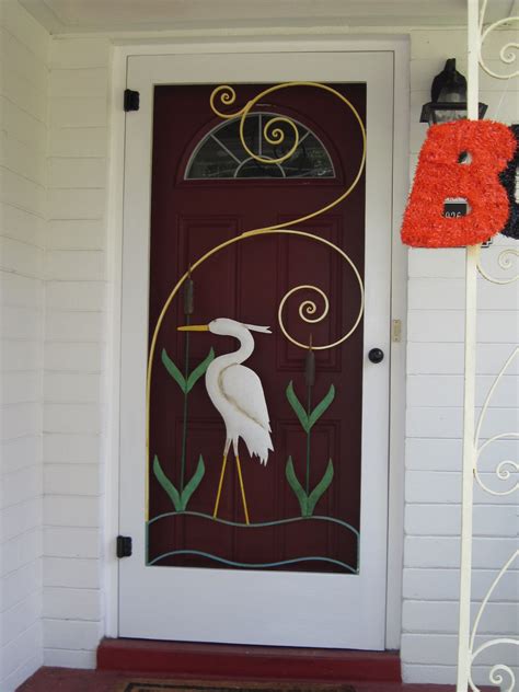 Custom Screen Door To Fit A Historic Metal Insert By