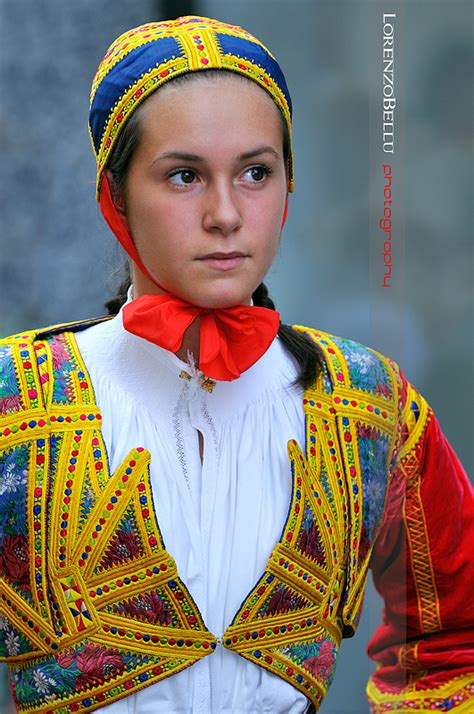 Sardinian Traditional Clothing Sardinian People