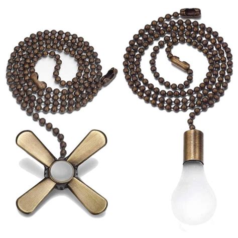 Having the right tools will help the project go smoothly. Ceiling Fan Pull Chain Beaded Ball Extension Chains With ...