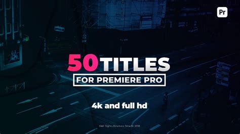 Adobe Premiere Title Template Free Printable Templates